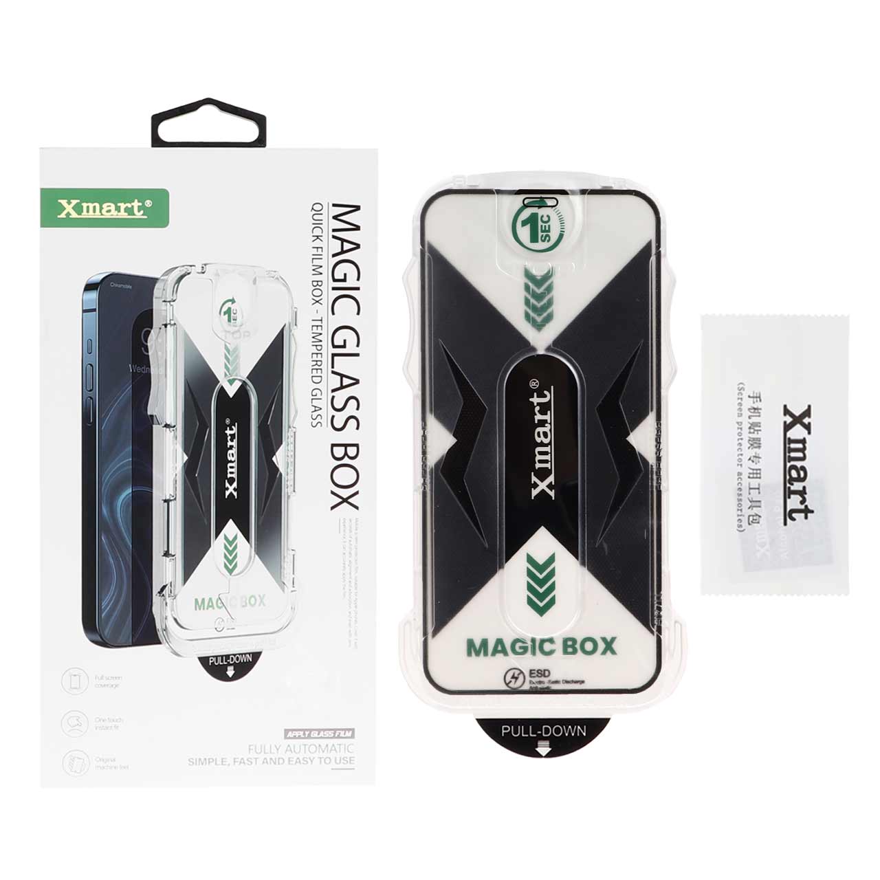 محافظ صفحه نمایش شیشه ای اورجینال XMART - Magic Glass Box مدل Iphone 11 / XR (پک دار)